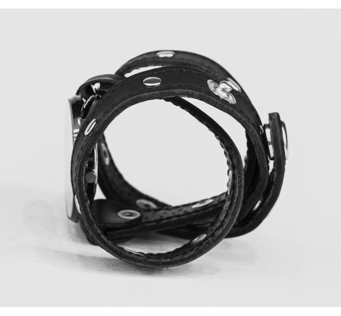 Leather watch band for men or women, code 5090st