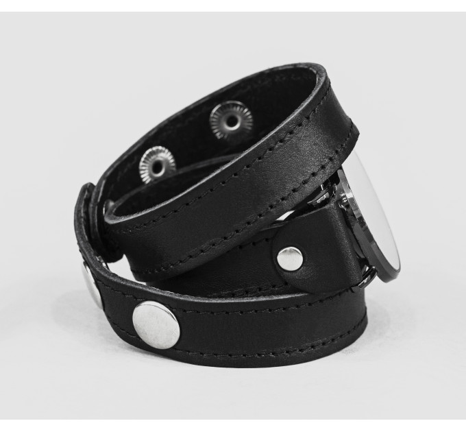 Leather watch band for men or women, code 5095st