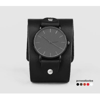 Leather watch band for men or women, code 5105