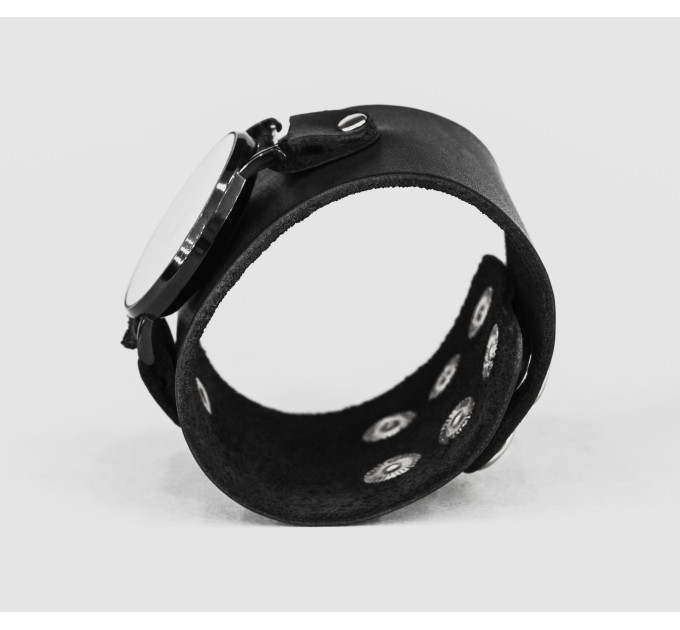 Leather watch band for men or women, code 5105