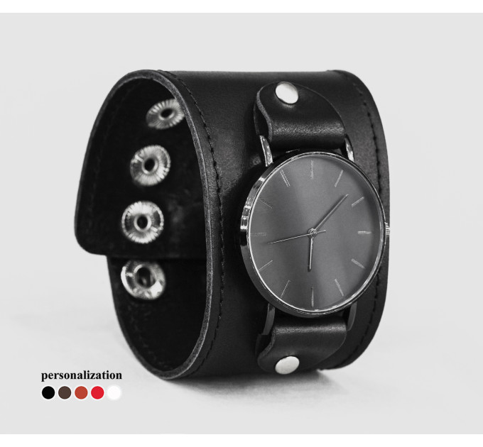 Leather watch band for men or women, code 5105st