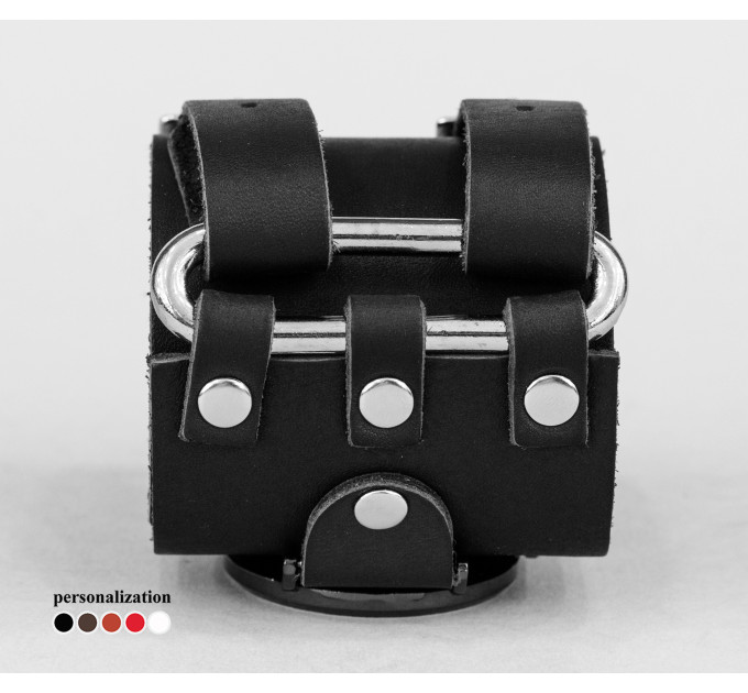 Leather watch band for men or women, code 5107