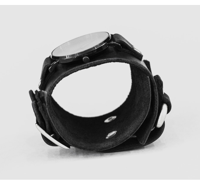 Leather watch band for men or women, code 5108