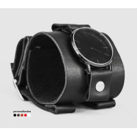 Leather watch band for men or women, code 5160