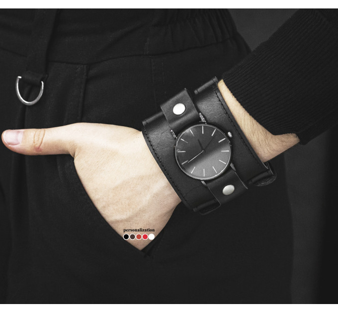 Leather watch band for men or women, code 5160st