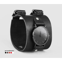 Leather watch band for men or women, code 5200