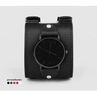 Leather watch band for men or women, code 5200st