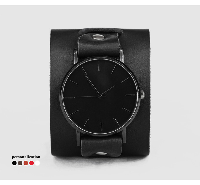 Leather watch band for men or women, code 5230