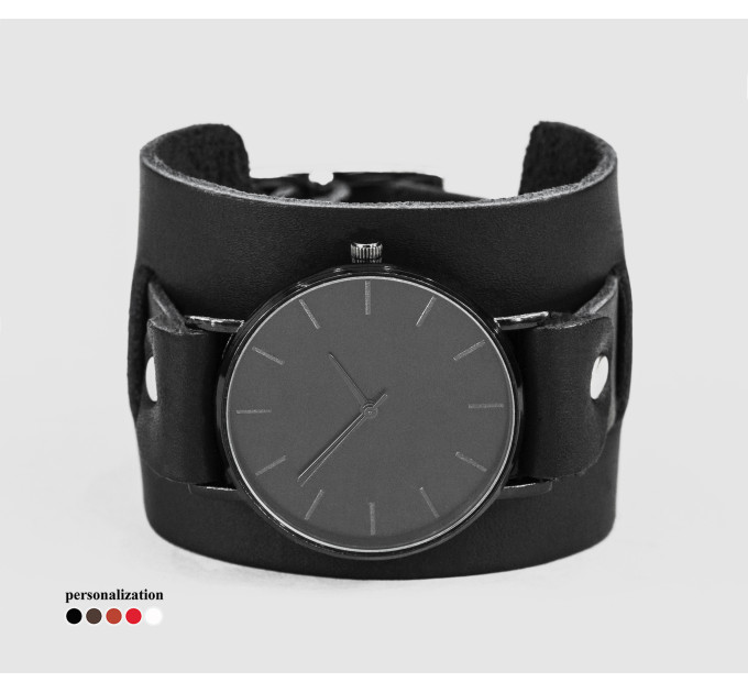 Leather watch band for men or women, code 5230