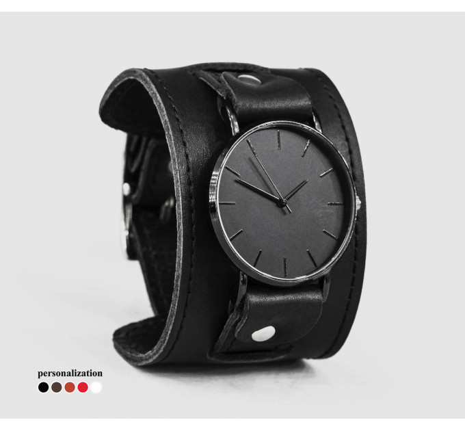 Leather watch band for men or women, code 5230st