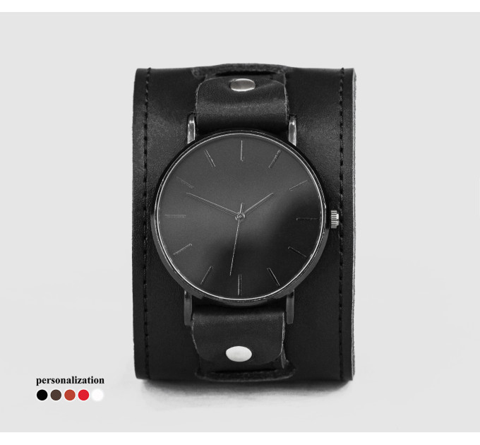 Leather watch band for men or women, code 5230st