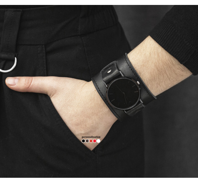 Leather watch band for men or women, code 5230st