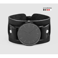 Leather watch band for men or women, code 5240