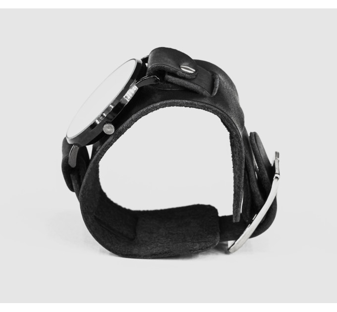 Leather watch band for men or women, code 5240