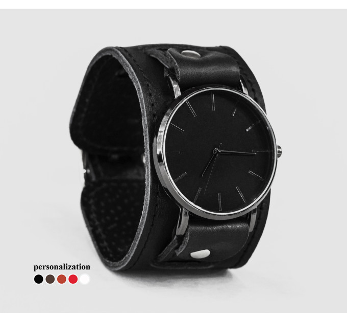 Leather watch band for men or women, code 5240st