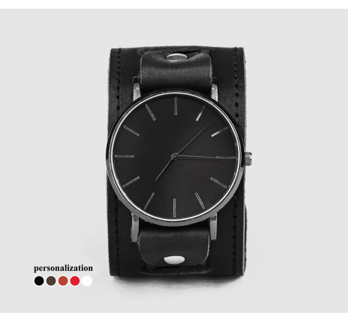 Leather watch band for men or women, code 5240st