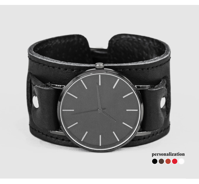 Leather watch band for men or women, code 5240st
