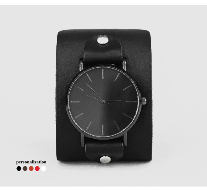 Leather watch band for men or women, code 5310