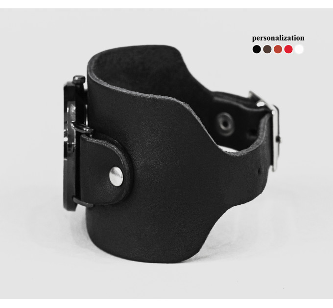 Leather watch band for men or women, code 5310