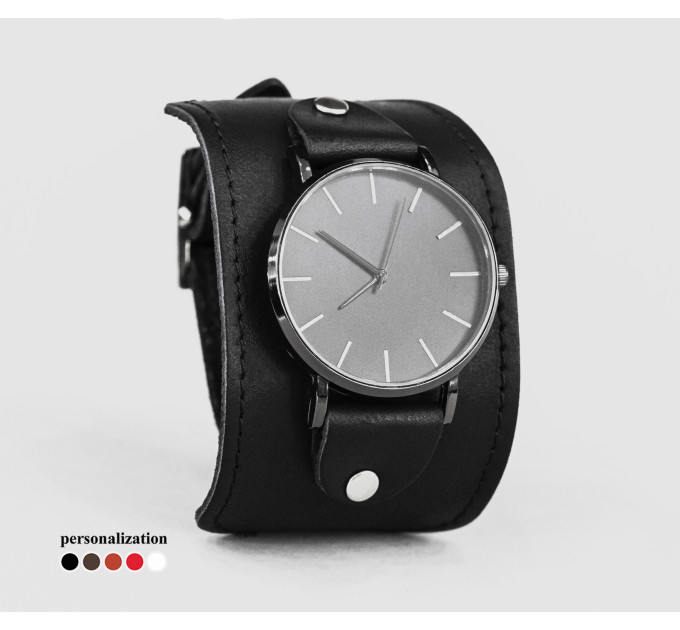 Leather watch band for men or women, code 5310st