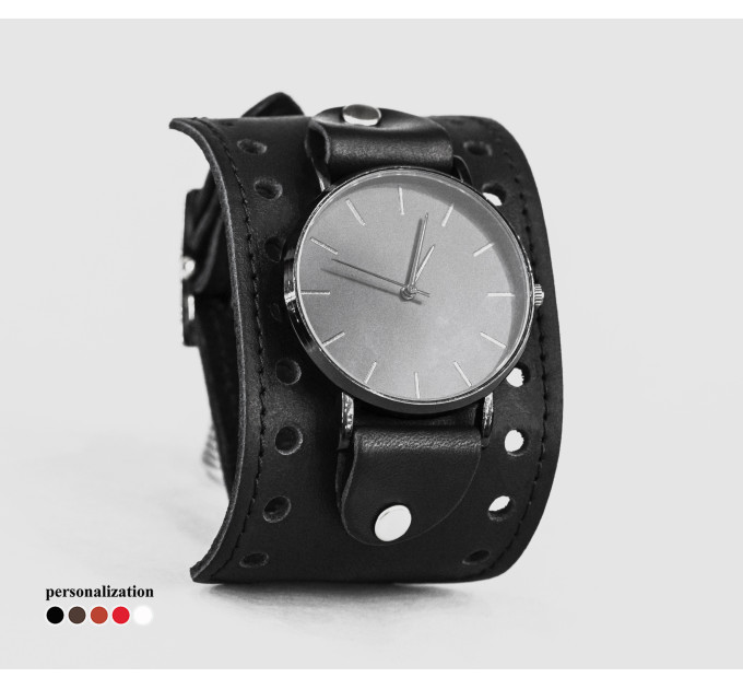 Leather watch band for men or women, code 5315st