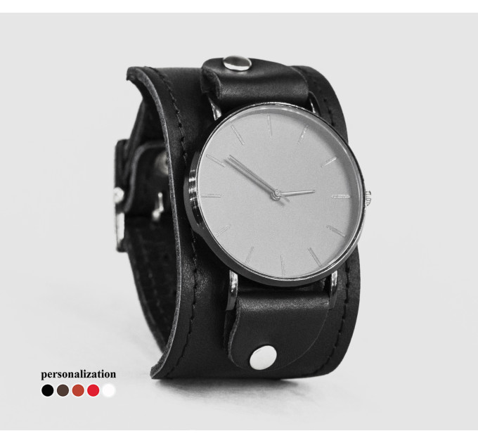 Leather watch band for men or women, code 5320st