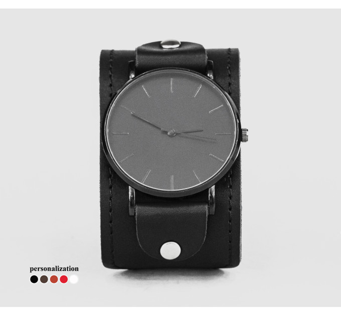 Leather watch band for men or women, code 5320st