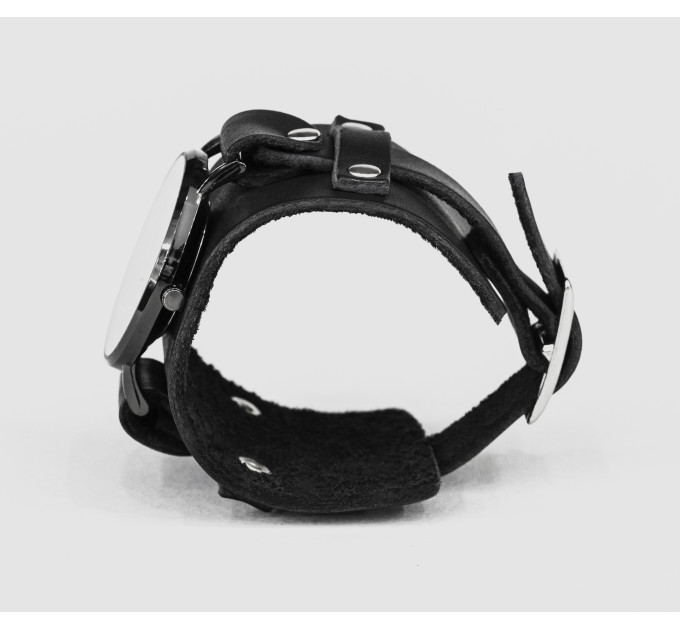 Leather watch band for men or women, code 5330