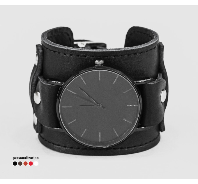 Leather watch band for men or women, code 5330st