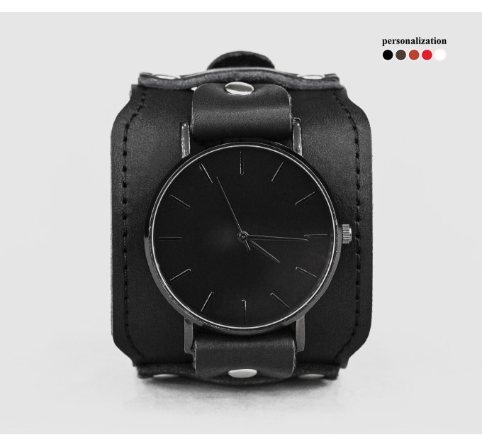 Leather watch band for men or women, code 5335st