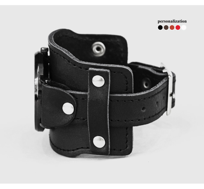 Leather watch band for men or women, code 5335st