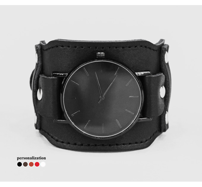 Leather watch band for men or women, code 5335st