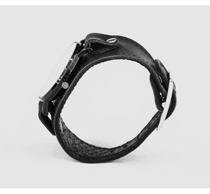 Leather watch band for men or women, code 5345st