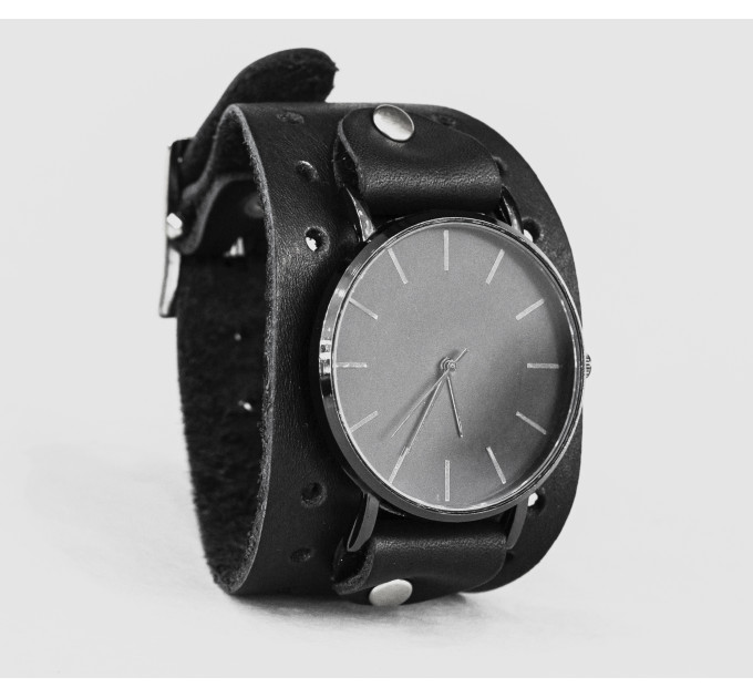 Leather watch band for men or women, code 5346