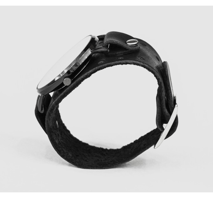 Leather watch band for men or women, code 5346