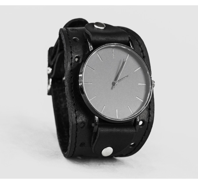 Leather watch band for men or women, code 5346st