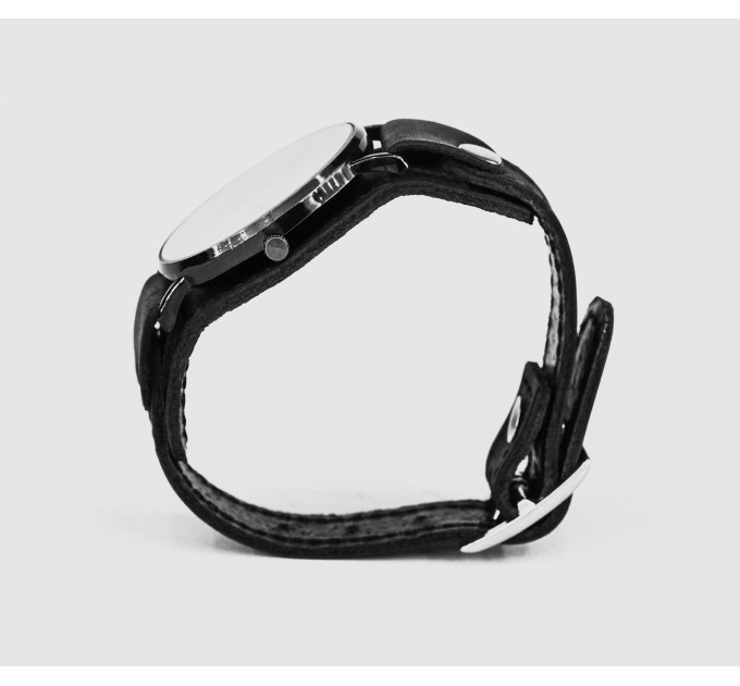 Leather watch band for men or women, code 5355st