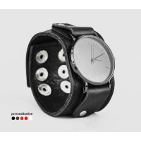 Leather watch band for men or women, code 5362st