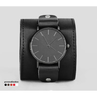 Leather watch band for men or women, code 5363st