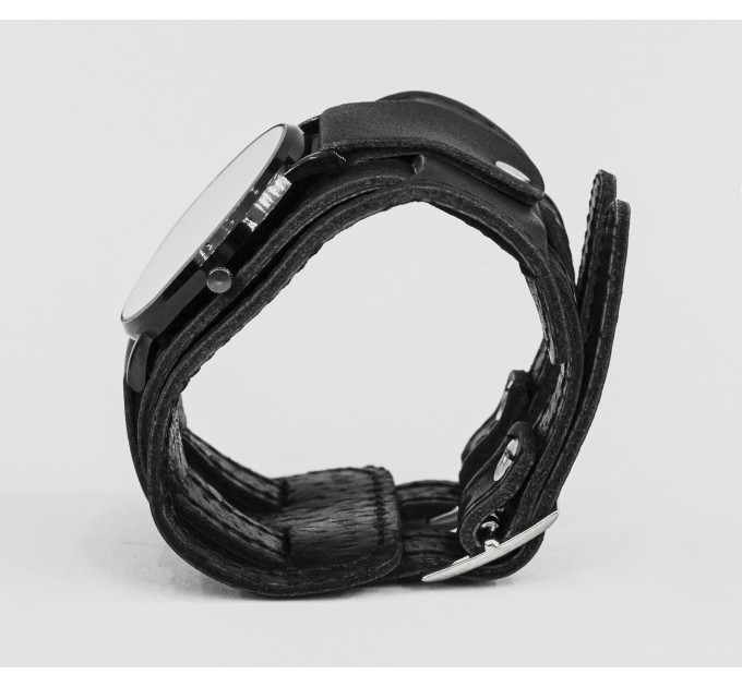 Leather watch band for men or women, code 5400st