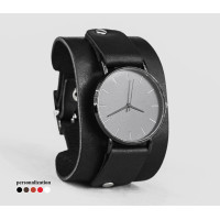 Leather watch band for men or women, code 5500