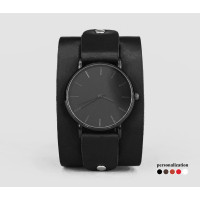 Leather watch band for men or women, code 5500