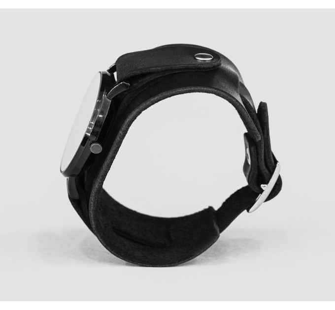 Leather watch band for men or women, code 5500