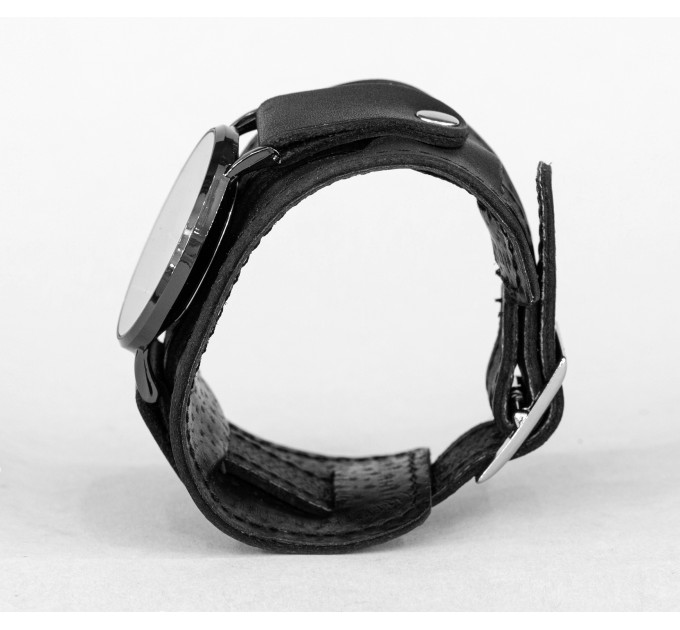 Leather watch band for men or women, code 5500st