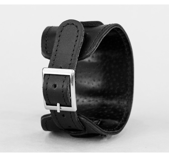 Leather watch band for men or women, code 5500st