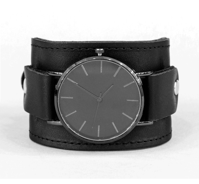 Leather watch band for men or women, code 5500st