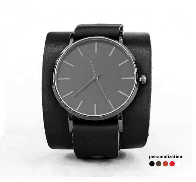 Leather watch band for men or women, code 5530