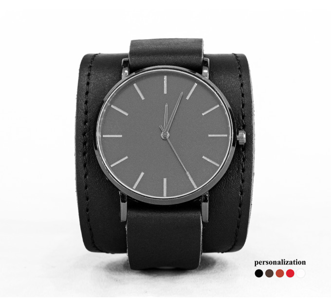 Leather watch band for men or women, code 5530st