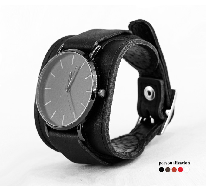 Leather watch band for men or women, code 5530st