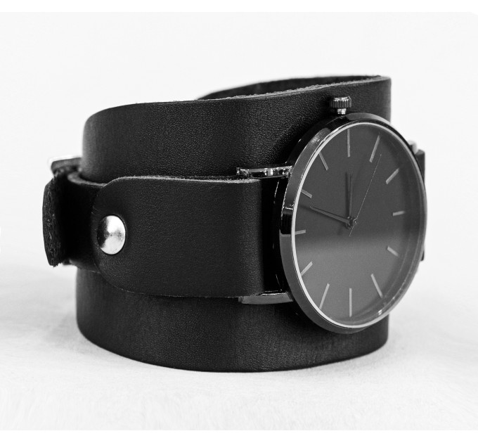 Leather watch band for men or women, code 5540